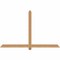 Ekena Millwork Eugene Smooth Timber Gable Bracket, Western Red Cedar, 72"W x 45"H x 1 1/2"D x 3 1/2"F, 15/12 Pitch GBW072X45X0204EUG00SWR - alternate 1